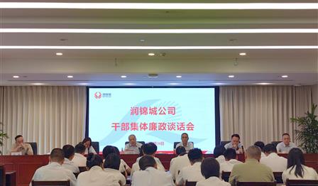 必赢亚洲公司党总支召开干部集体廉政发言会